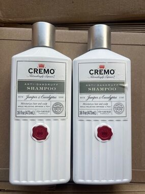Cremo Anti Dandruff Shampoo Juniper & Eucalyptus 16oz Discontinued Exp 12/20